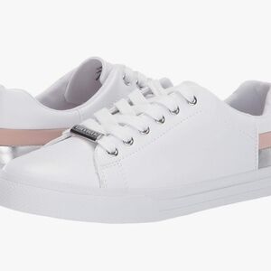 Tommy Hilfiger White and Pink Sneakers